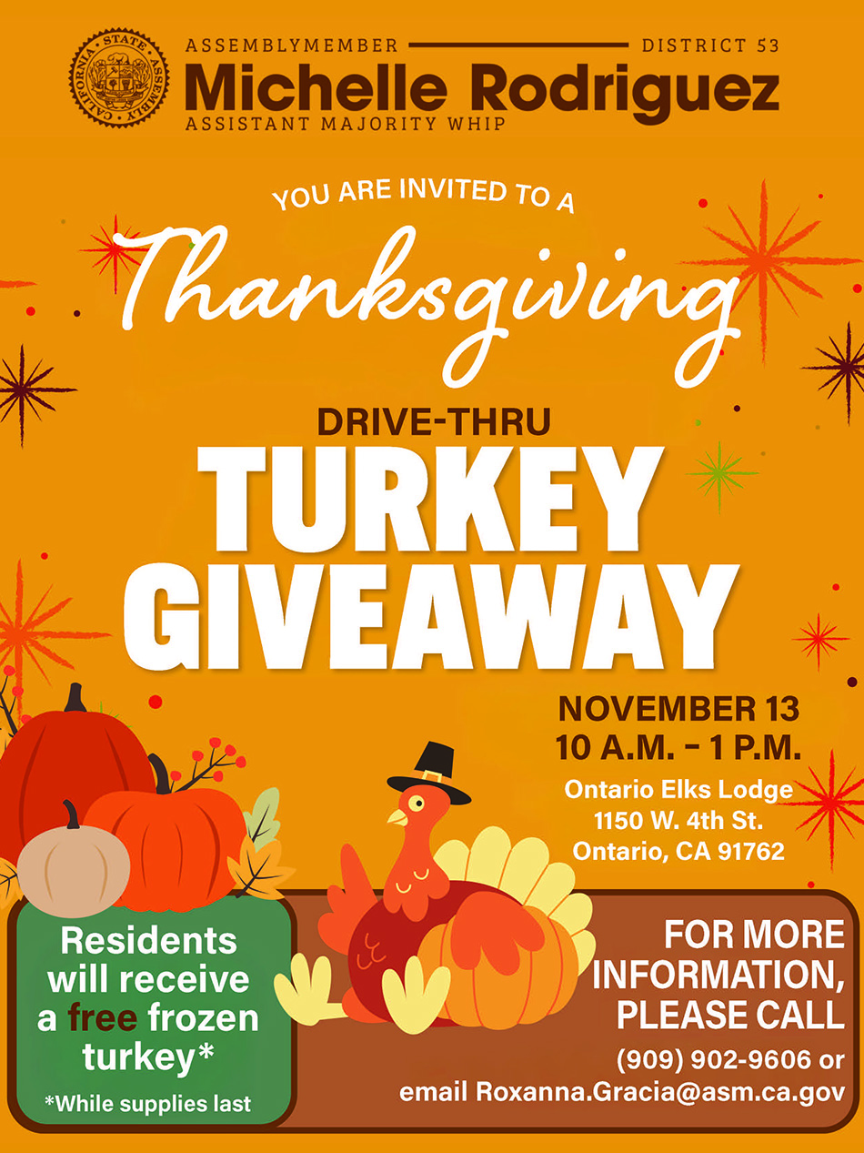 Thanksgiving Drive-Thru Turkey Giveaway