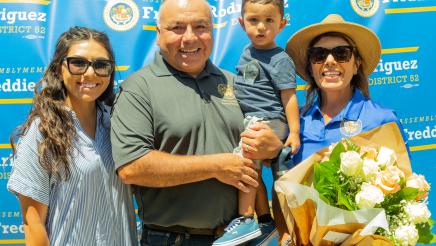 Assemblymember Rodriguez at the Summer Open House & BBQ